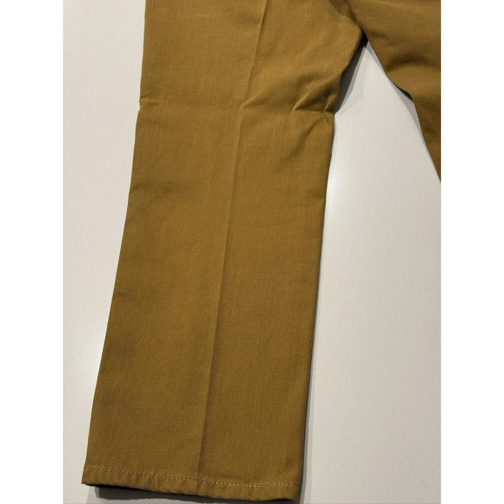 J.Crew The Sutton A8933 Pants Mens 36x30 Mustard Yellow Cotton Trousers